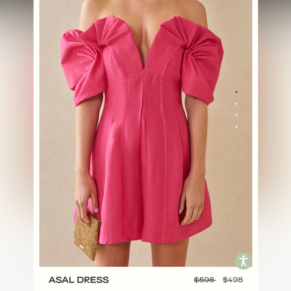 cult gaia pink ASAL dress